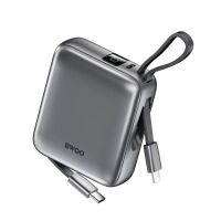 BWOO Powerbank P74 22,5W 10000 mAh mit 2 integrierten...