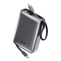 BWOO Powerbank P73 22,5W 20000 mAh mit 2 integrierten...