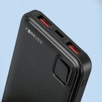 Forever Powerbank TB-300M PD QC 22,5W 10000 mAh schwarz