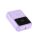 QUALO Powerbank 10000 mAh mini mit LED 20W Flieder QPB10-LD-20-09