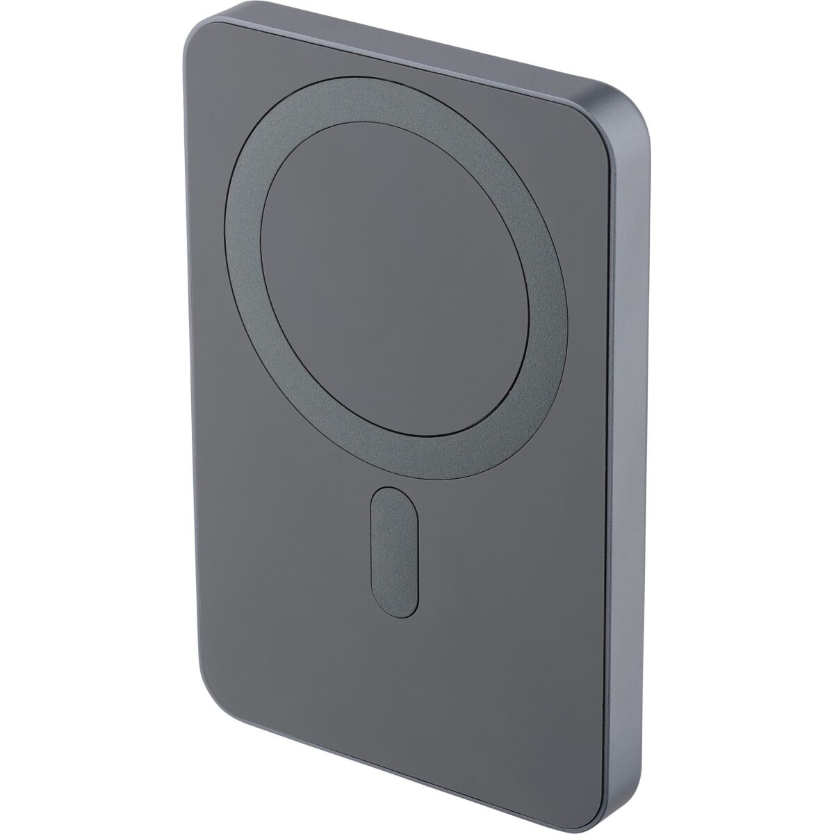 QUALO Recycling magnetische Powerbank 5000 mAh MagSafe 20W silber
