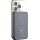 QUALO Recycling magnetische Powerbank 5000 mAh MagSafe 20W silber