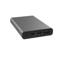 Setty Recycling Powerbank 5000 mAh 12W grau QRPB5-12-18 Steckdose