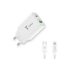 Wandladegerät T-PHOX Speedy USB-C 20W/USB 18W PD QC...