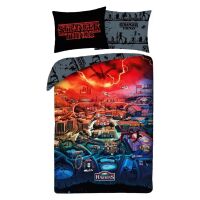 Stranger Things Hawkins Bettwäsche 140×200cm,...