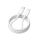 Teltech Kabel USB-C - Lightning 2A 12W 1m weiß TCA-02