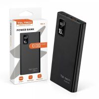 Teltech Powerbank Notfallakku 5A 22,5W schwarz 10000 mAh...