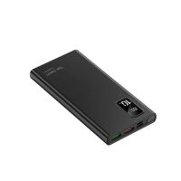 Teltech Powerbank Notfallakku 5A 22,5W schwarz 10000 mAh...