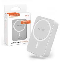 Teltech Powerbank MagSafe Notfallakku 3A 15W weiß...