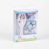 Bluey 4-teiliges Schönheitspflegeset (2 Haargummis +...
