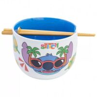 Stitch Ramen-Schüssel mit Stäbchen in einer...
