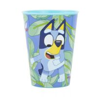 Blauer Plastikbecher 260ml