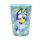 Blauer Plastikbecher 260ml
