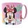 Mikrowellengeeigneter Plastikbecher  Minnie Maus 265 ml