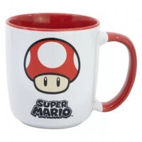 Keramikbecher mit Ornament 490 ml - Super Mario
