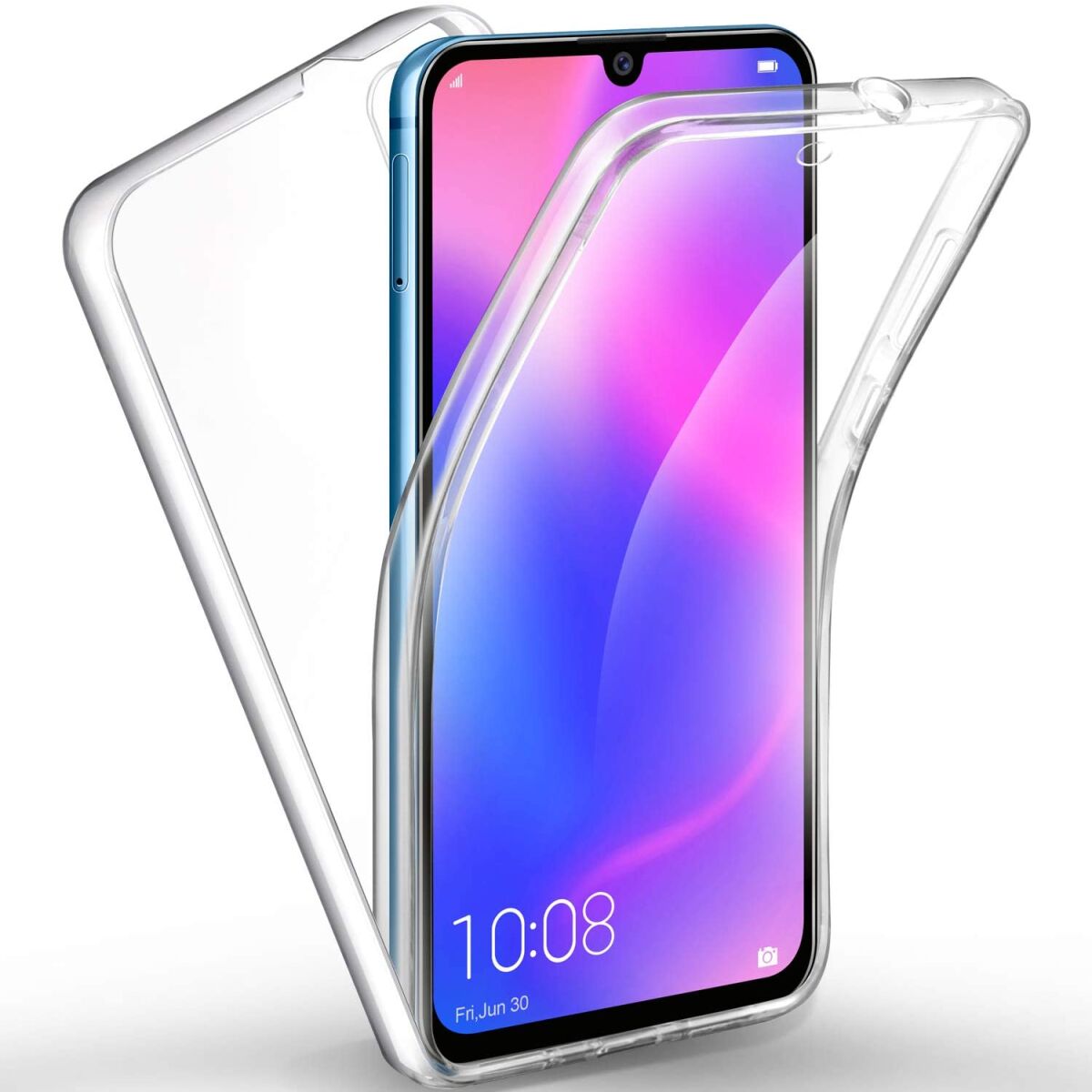 Huawei P30 Full Cover Silikon 6,1" TPU 360° Transparent Schutzhülle